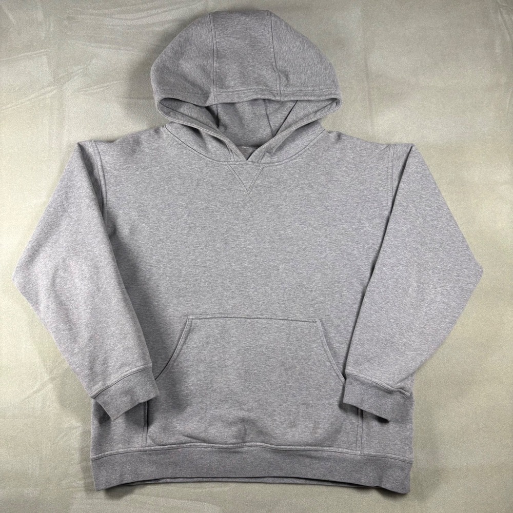 Lululemon All Yours Hoodie Heathered Core Medium Grey Size 12 Oversized Pullover